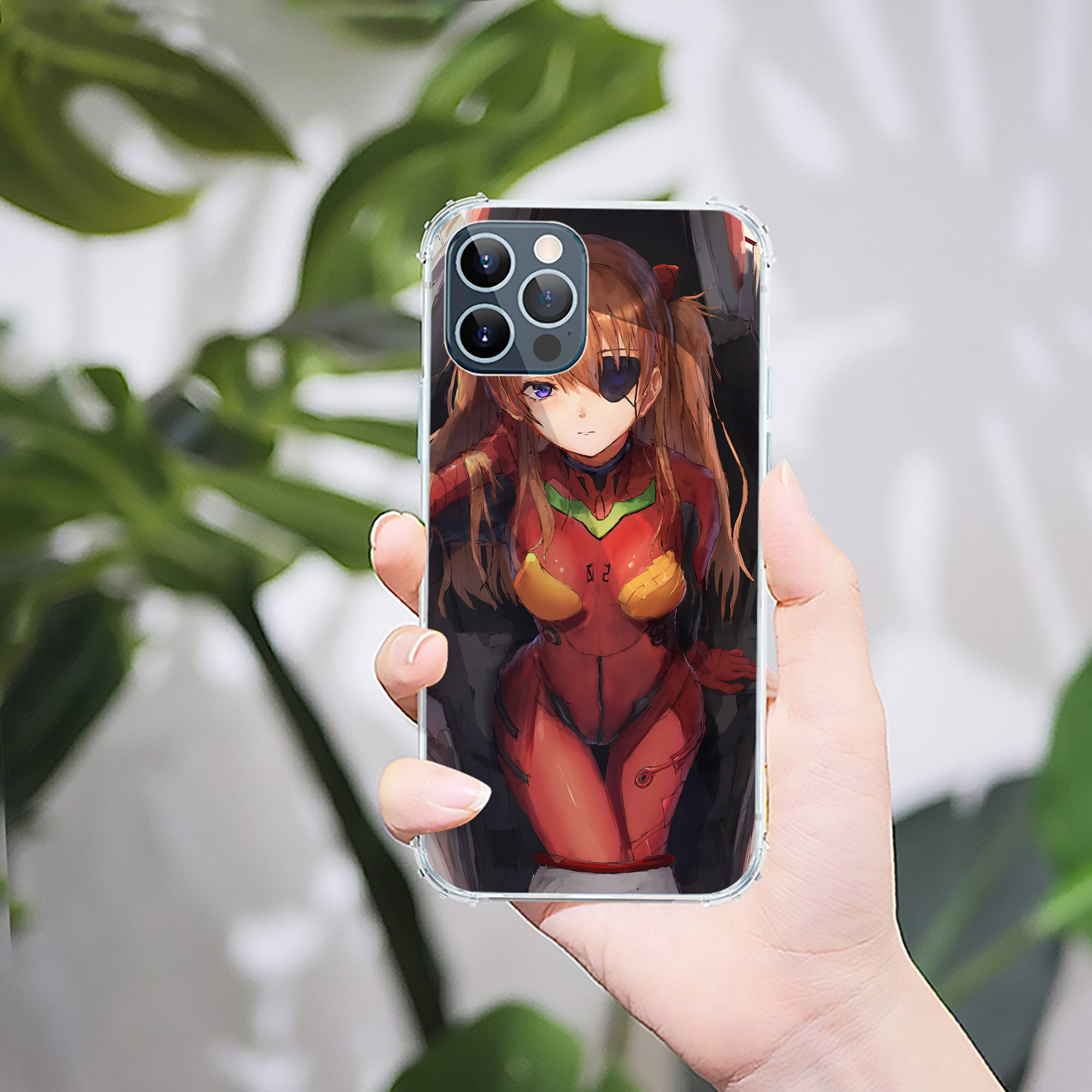 （画像用） EVA 新世紀エヴァンゲリオン 【iPhone 12シリーズ対応】透明スマホケース（クリアソフトケース）